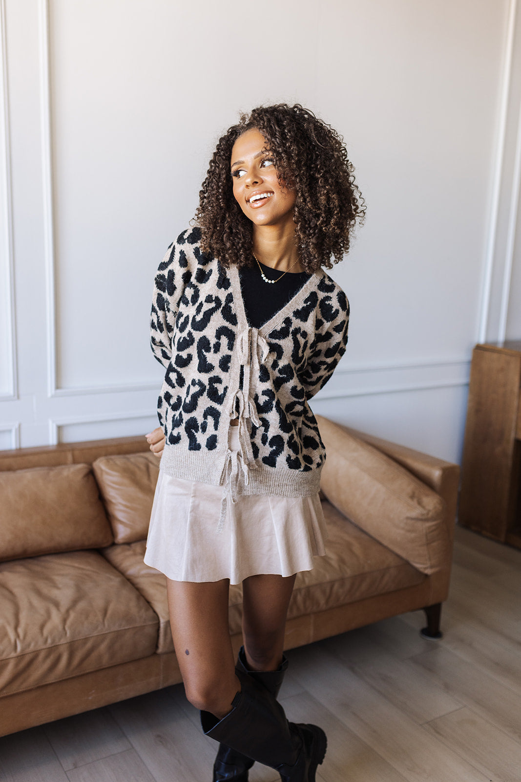 Wild Side Sweater - Taupe