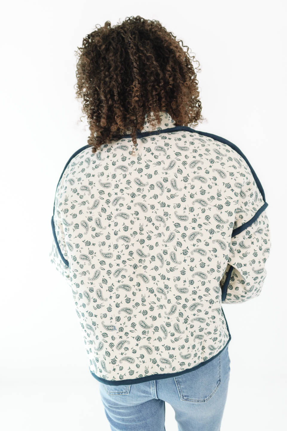 Precious Paisley Jacket - Cream - Image 4