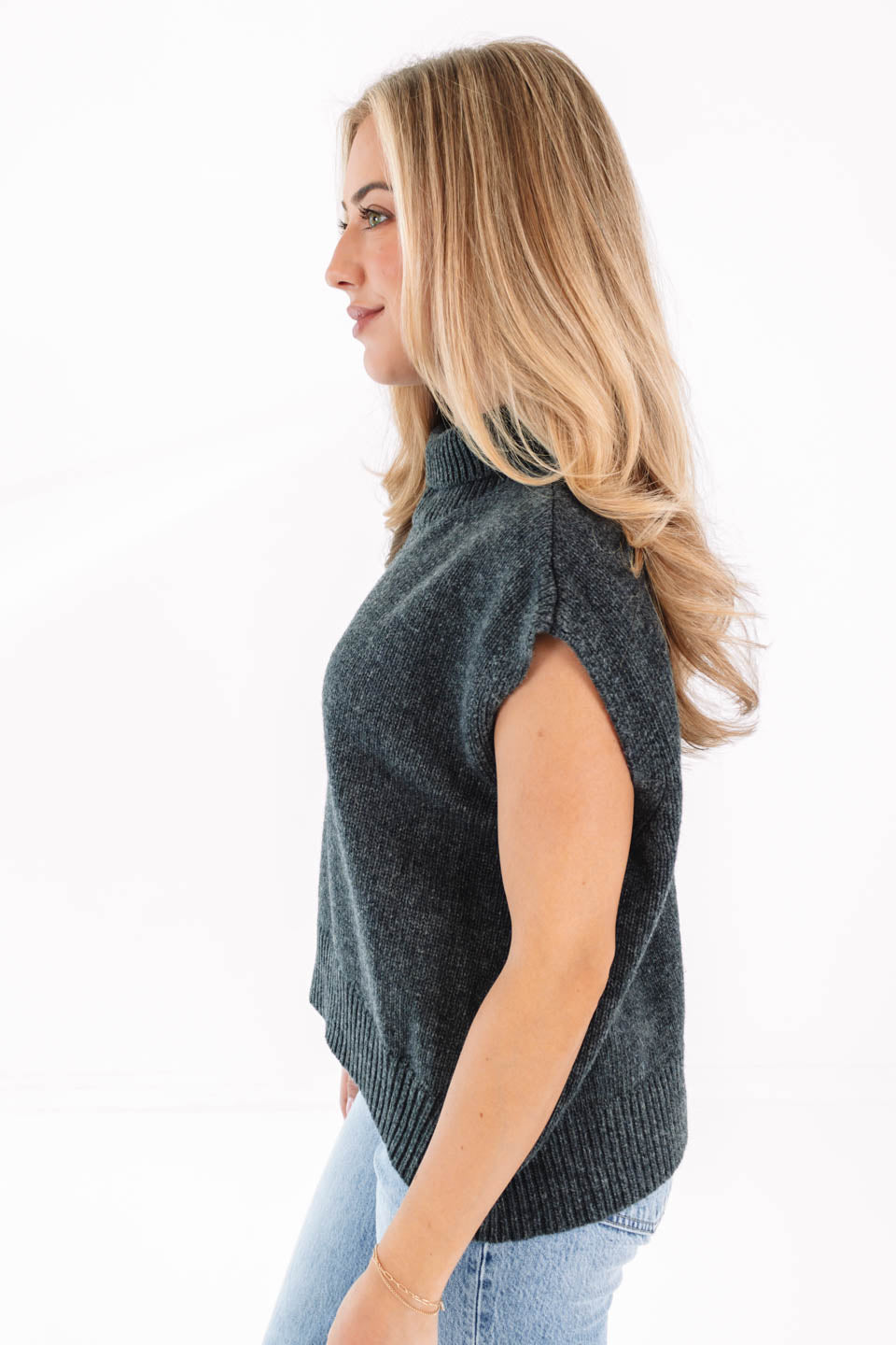 Lights Of London Sweater - Charcoal - Image 3