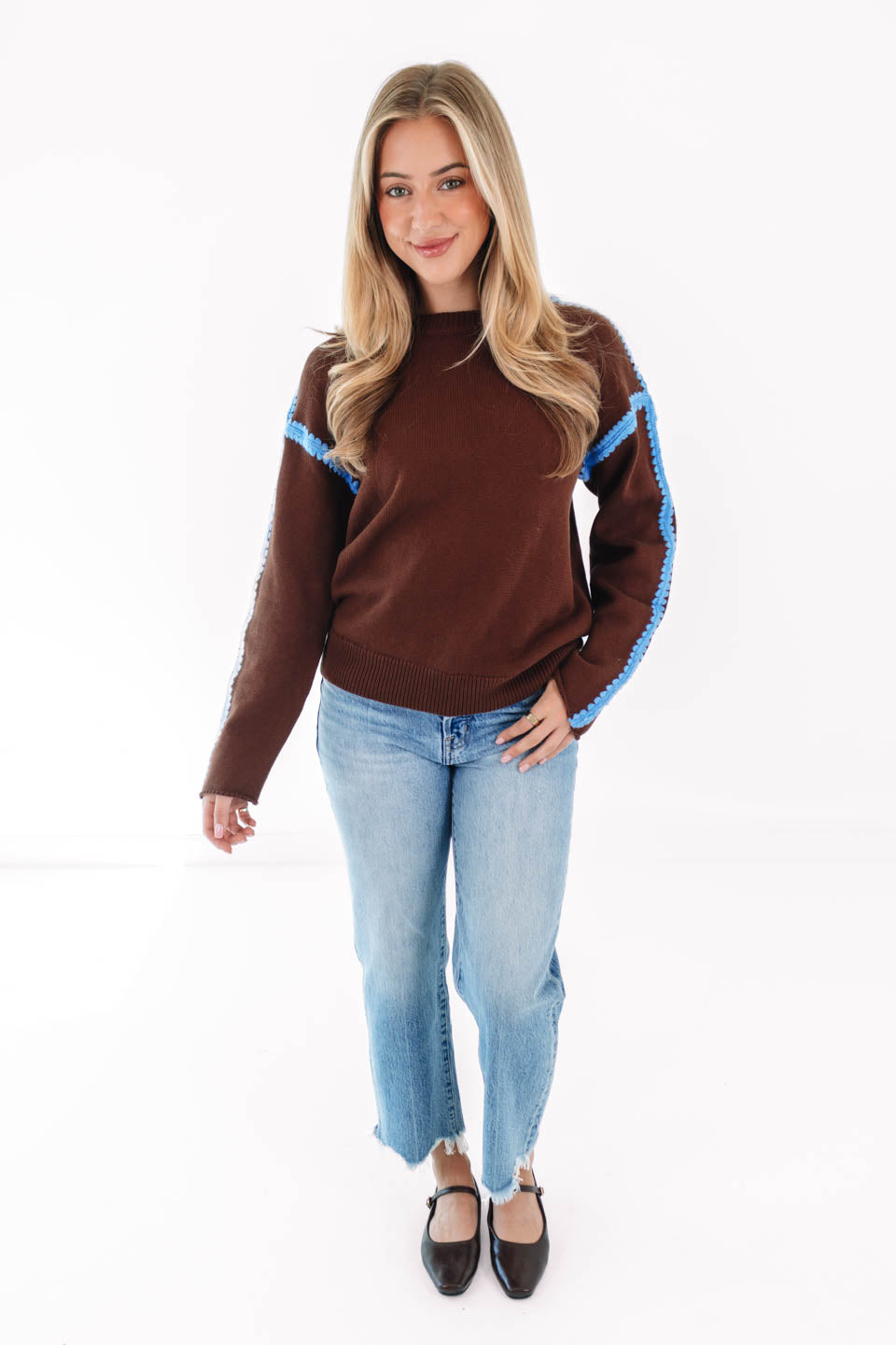 Chocolate Cheer Sweater - Brown - Image 7