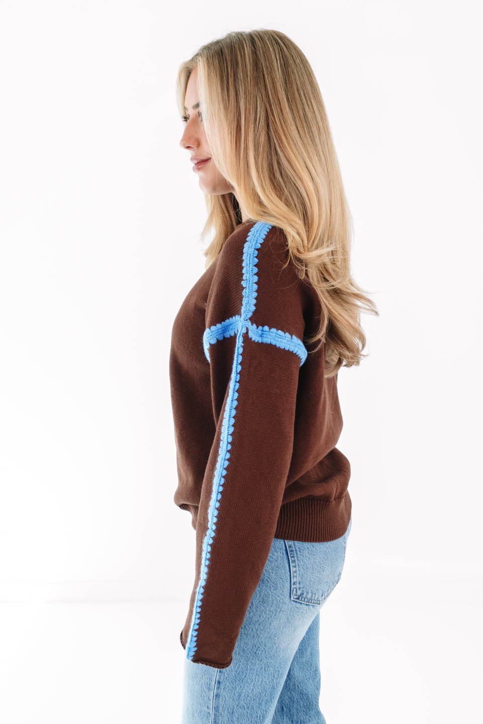 Chocolate Cheer Sweater - Brown - Image 5