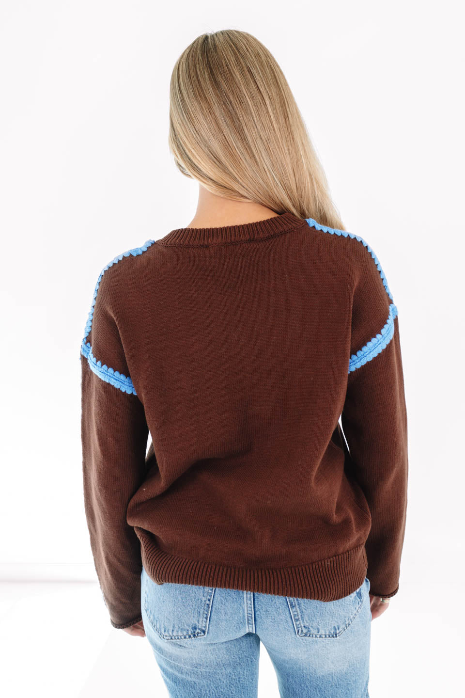 Chocolate Cheer Sweater - Brown - Image 6