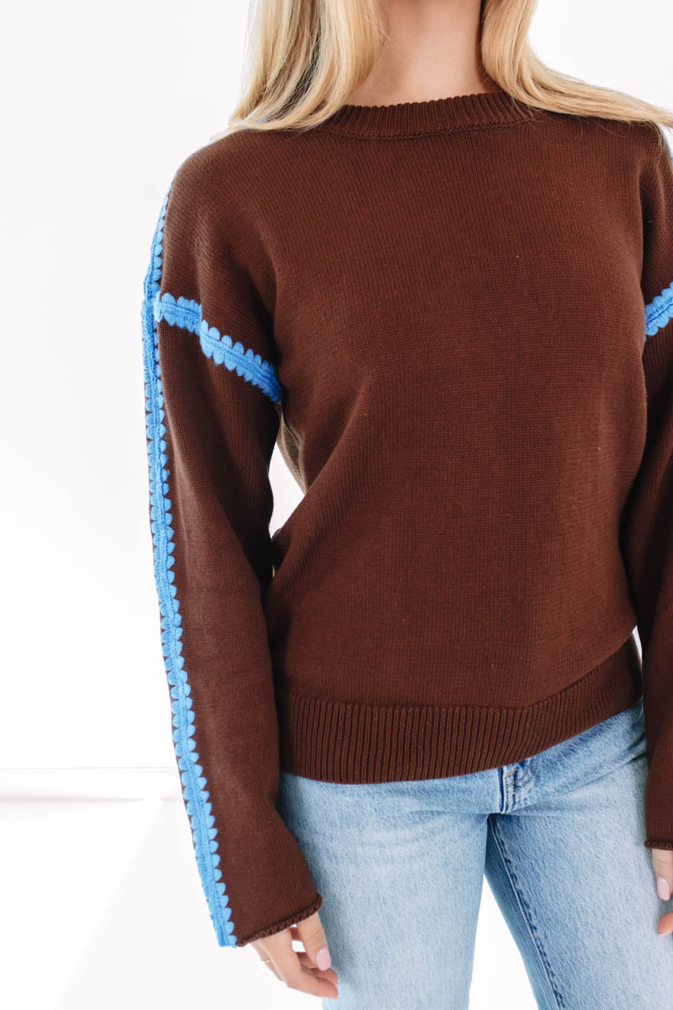 Chocolate Cheer Sweater - Brown - Image 4