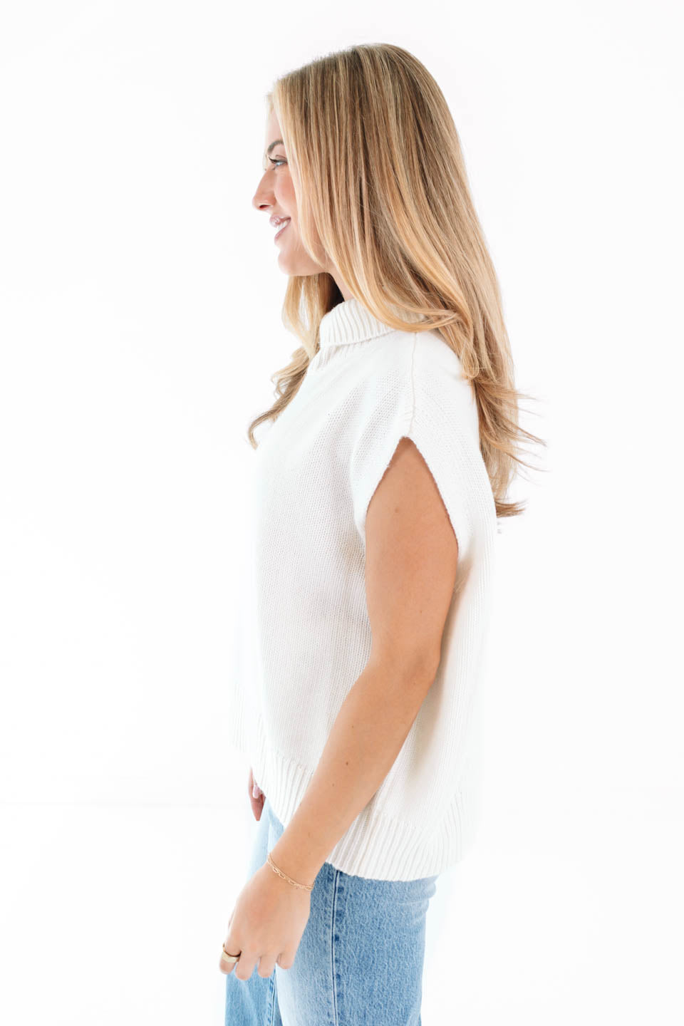 Lights Of London Sweater - Cream - Image 4