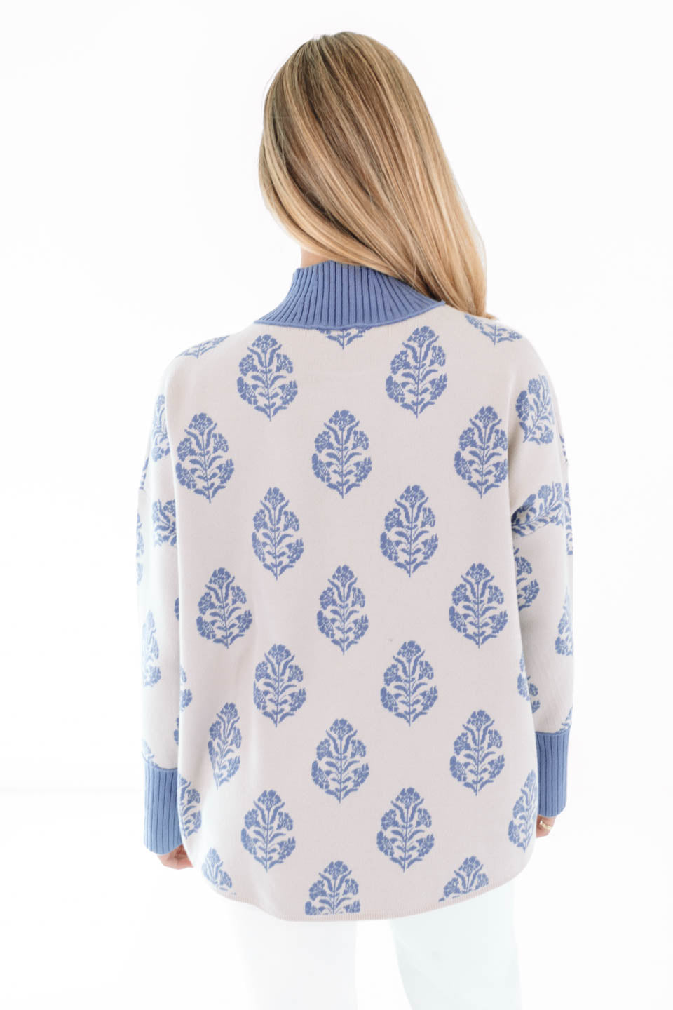 Around The Fire Sweater - Ecru - Image 6