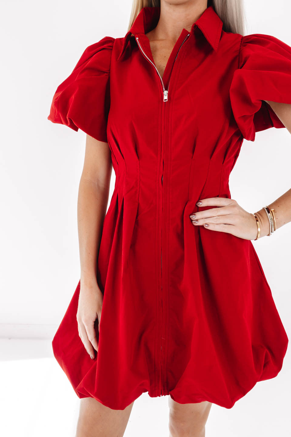 Go With Grace Dress - Scarlet - Image 2