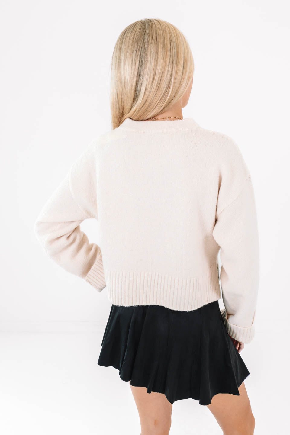 Truth Telling Sweater - Cream - Image 5