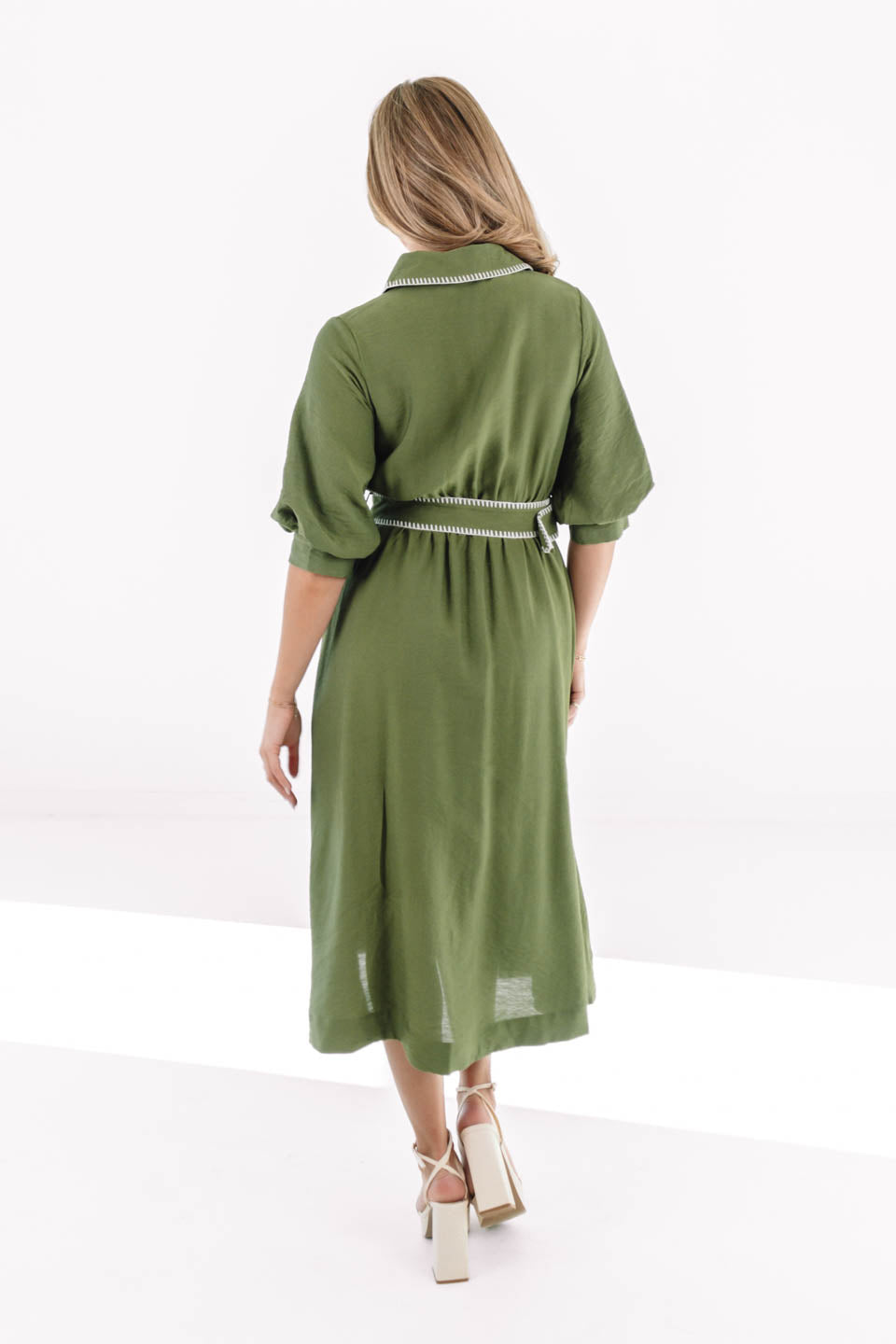 For Certain Midi Dress - Green - Image 6